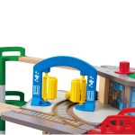 Jucarie din lemn - Tren pe 3 nivele (58 piese) - imagine 7