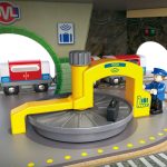 Jucarie din lemn - Tren pe 3 nivele (58 piese) - imagine 10