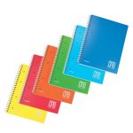 Caiet A5+ cu spirala - One Color, 80 g/m2, 80 pag., coperta PP (Dictando)