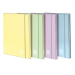Dosar A4 cu elastic din carton laminat mat - Pastel One Color (26×35 cm)