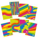 Caiet A4 cu Jolly Page - One Color Fanta Fluo, 80 g/m2, 40 pag. (Dictando)