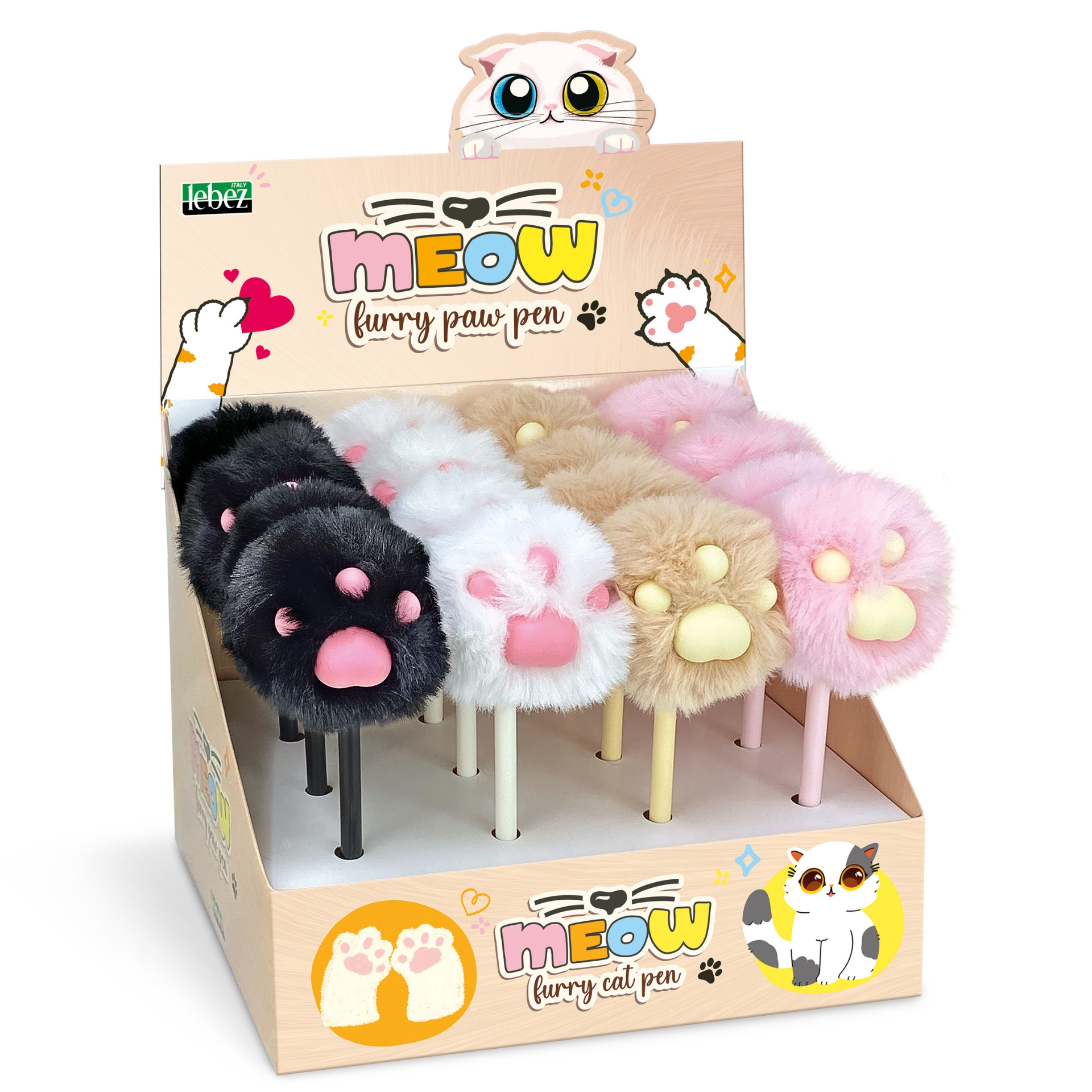 82067_1 Pix 3D Furry Paw (16 buc/display) - imagine 1