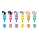 Set de 6 markere de evidentiere Mini Meow, 6 culori (6 buc/blister) - imagine 3