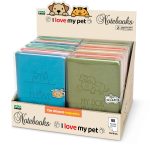 Notebook I Love my Pet, cu inchidere magnetica, 80 de pagini, 13 x 18 cm (12 buc/display)