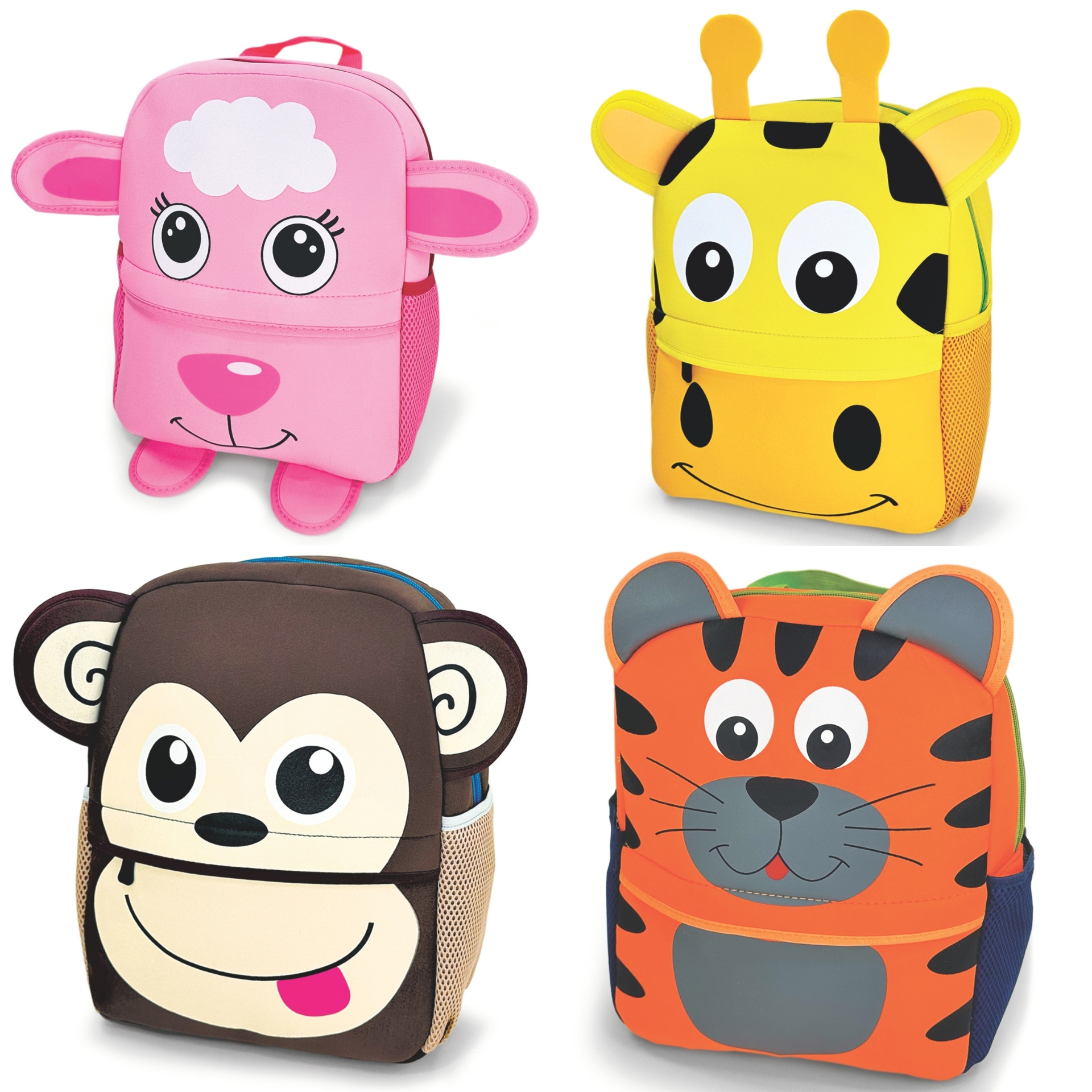 82239_SET Rucsac Baby Bag – din poliuretan (PU) cu 2 compartimente, 4 modele - imagine 1