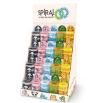 Elastic spiralat pentru par - Glam & GO, culori asortate (20 buc/display)