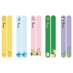Pila pentru unghii - Glam & Go, 5 modele asortate (20 buc/display) - imagine 2