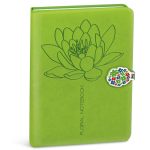 Notebook Floral, cu inchidere magnetica, 13 × 18 cm cu coperta PU, 3 modele asortate (12 buc/display) - imagine 4