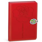 Notebook Floral, cu inchidere magnetica, 13 × 18 cm cu coperta PU, 3 modele asortate (12 buc/display) - imagine 2