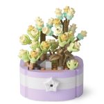 Mini Brick Garden - Mini plante suculente cu ghiveci, 4 modele asortate (12 buc/display) - imagine 2