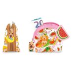 Mini portofel BeCappy Capibara – transparent cu aplicatii si breloc pe lant, 3 modele asortate (12 buc/display) - imagine 2