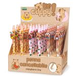Pix care se sterge cu snap – BeCappy Capibara, 6 modele asortate, 3 culori (24 buc/display)