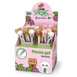 Pix Flowers Lovers – gel, varf 0.7 mm, 3 modele asortate (24 buc/display)