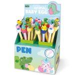 Pix Baby Egg cu figurina 3D, 4 modele asortate (24 buc/display)