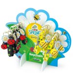 Breloc I Love Spring cu charm si snur din silicon, 2 modele asortate (16 buc/display)