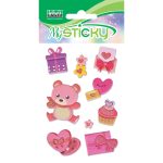 My Sticky 3D Fantasy Collection Fete, 6 modele asortate (48 pachete/display) - imagine 2