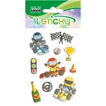 My Sticky 3D Fantasy Collection baieti, 6 modele asortate (48 pachete/display) - imagine 5
