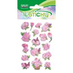 My Sticky 3D Flowers, 6 modele asortate (48 pachete/display) - imagine 6