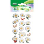 My Sticky 3D Flowers, 6 modele asortate (48 pachete/display) - imagine 2
