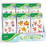 My Sticky 3D Crazy Farm, 6 modele asortate (48 pachete/display)