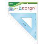 Echiera din plastic transparent – 30 cm, unghi 45°, in punga agatatoare