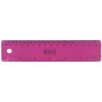 Rigla transparenta flexibila 15 cm – 24 buc/display cilindric - imagine 3
