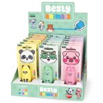 Marker evidentiator pastel Besty Animals, 6 culori (18 buc/display)
