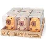 Ascutitoare de creion cu 1 gaura si manivela Be Cappy, cu container, 2 culori (6 buc/display)