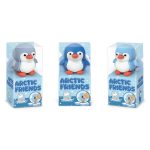 Ascutitoare de creion cu o gaura Arctic Friends din plastic moale, 3 culori (24 buc/display) - imagine 2