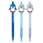 Creion Infinity Arctic Friends cu snap, 3 culori (36 buc/display) - imagine 2
