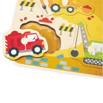Puzzle din lemn – Utilaje de constructii - imagine 4