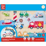 Puzzle din lemn – Vehicule de interventie