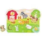 Puzzle din lemn – Animale de la ferma - imagine 2